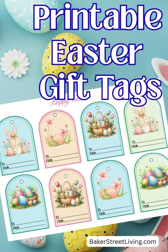 Easy DIY Printable Easter Gift Tags