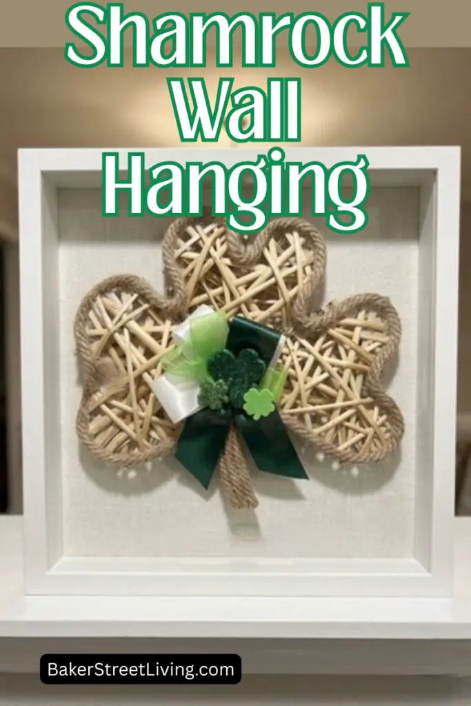 DIY Shamrock Wall Hanging