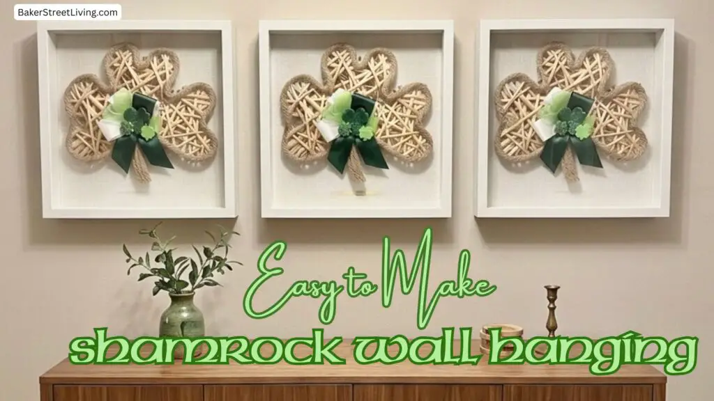 DIY Shamrock Wall Hanging