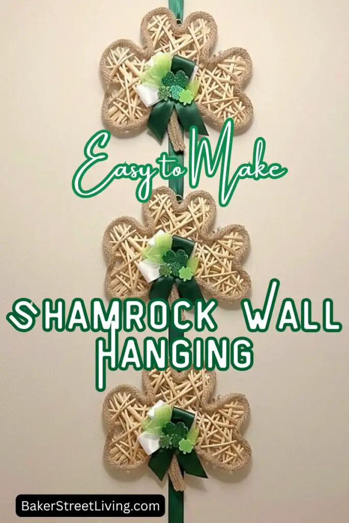 DIY Shamrock Wall Hanging