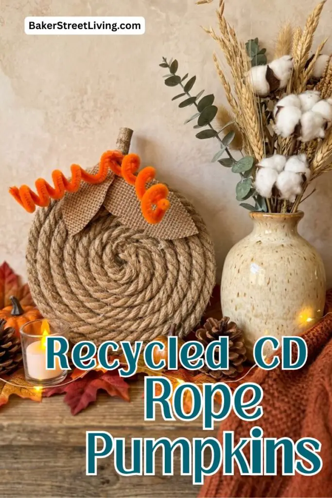 Easy DIY Rope Pumpkin 