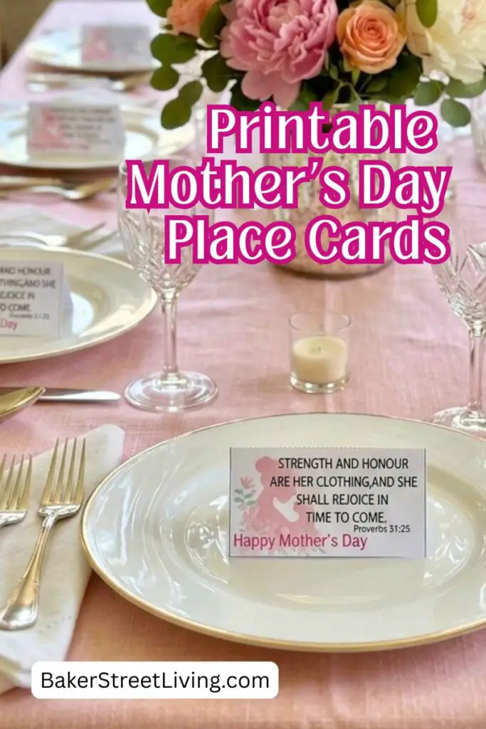 mother;'s day place cards
