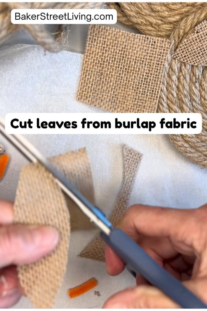 Making a DIY Rope Pumpkin using a Recycled CD
