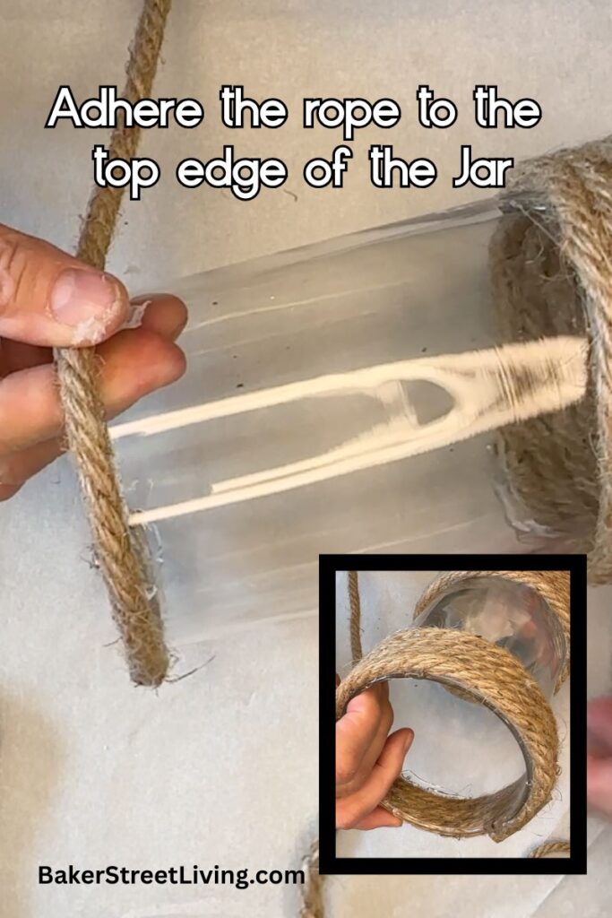 Easy DIY Rope Lantern