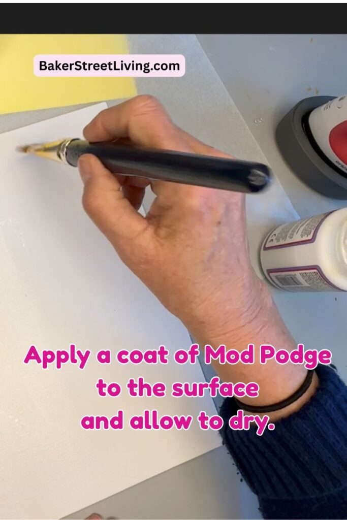Using th4e Mod Podge Heat Method