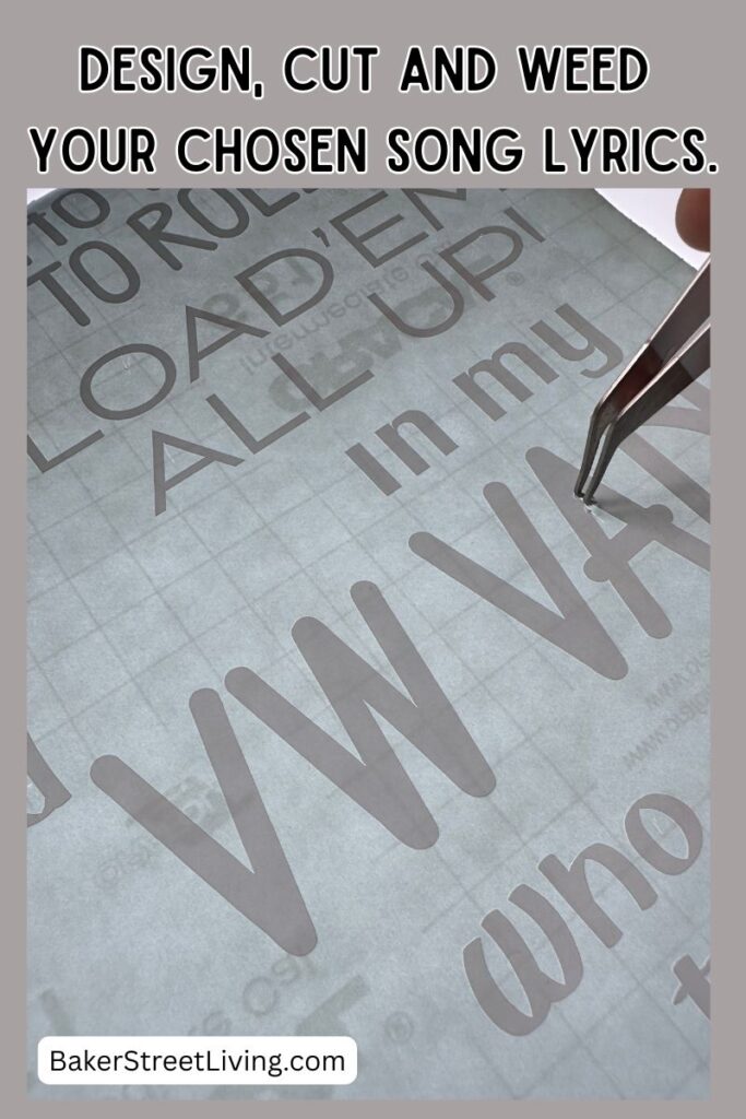 diy Song Lyrics Art