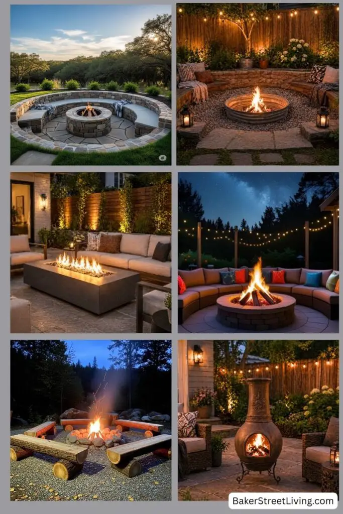 Backyard firepit ideas