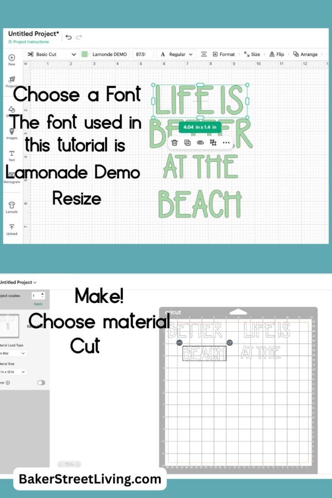 Making a Flip Flop Sign