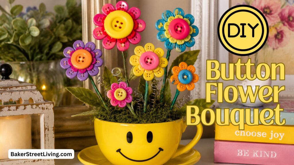 button flower bouquet