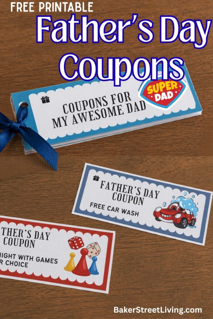 Father's Day Coupon Book