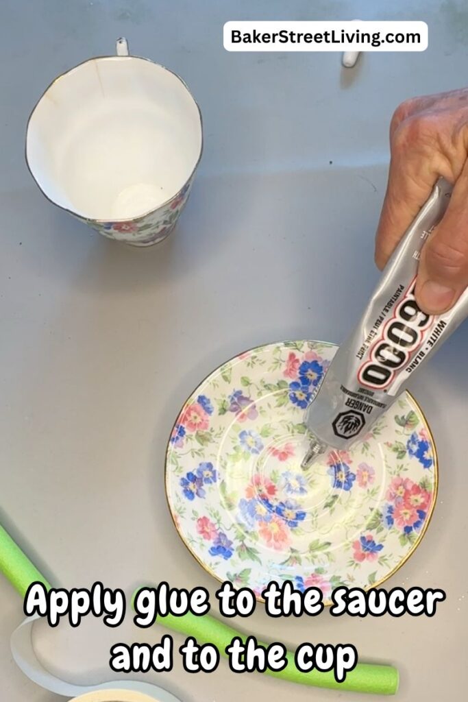 DIY Teacup Bird Feeder