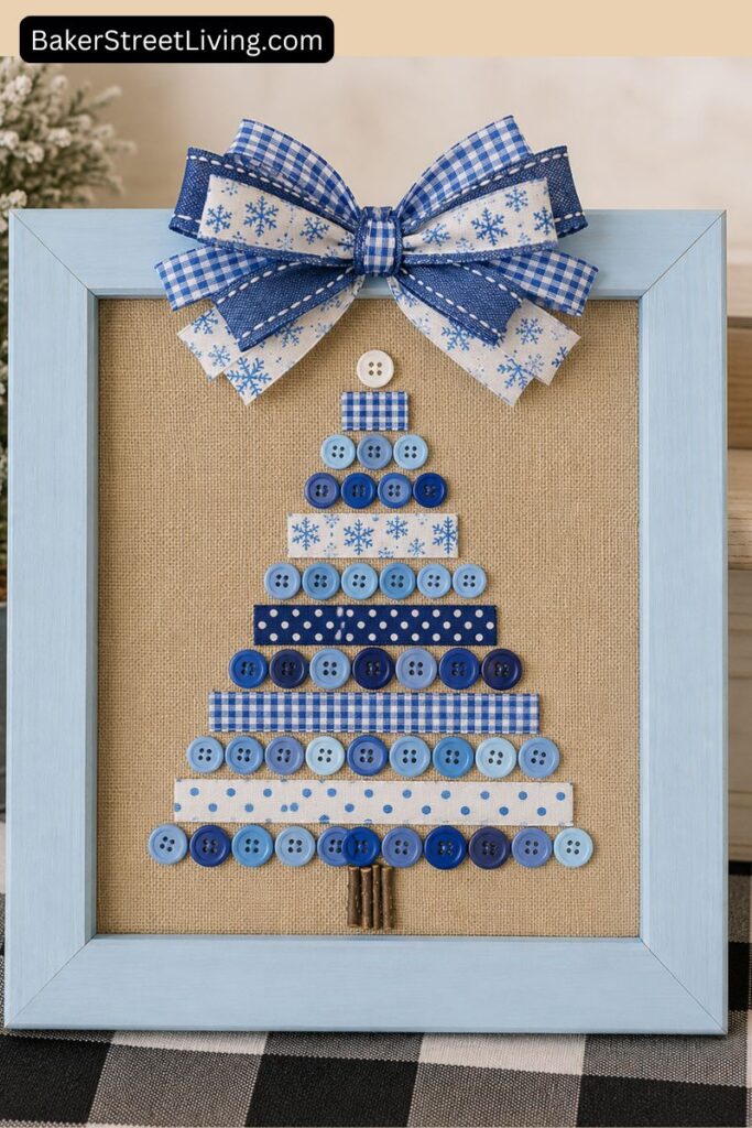 DIY Christmas Button Crafts