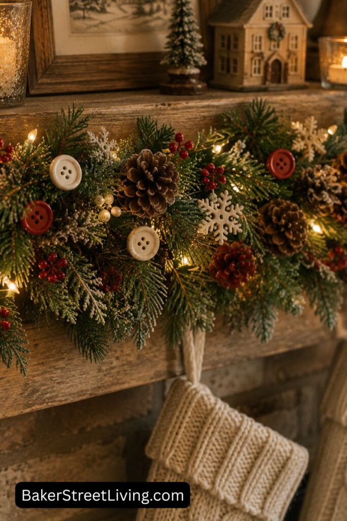 DIY Christmas Button Crafts