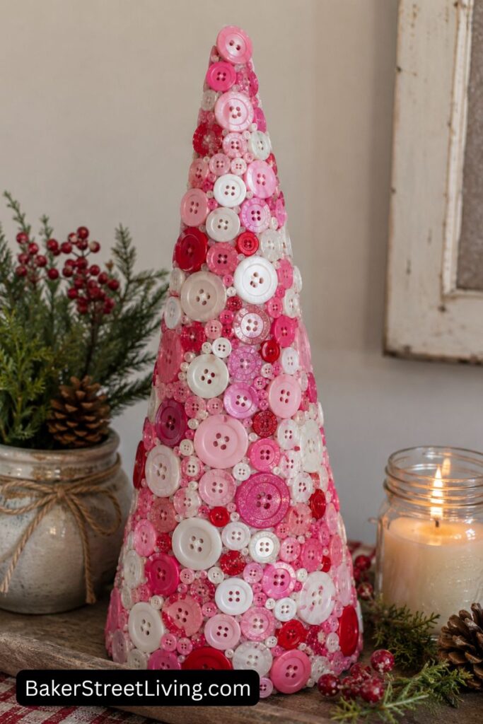 DIY Christmas Button Crafts