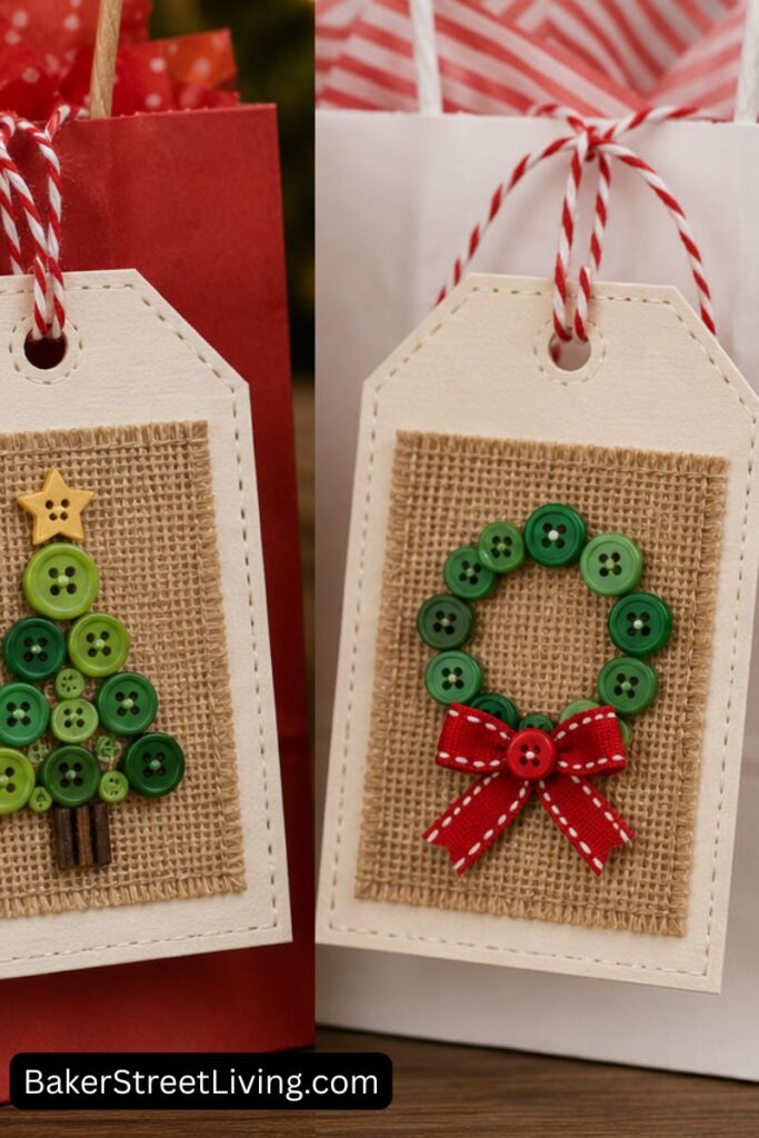 Button Christmas Crafts