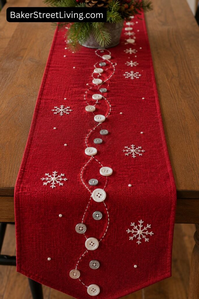 DIY Christmas Button Crafts