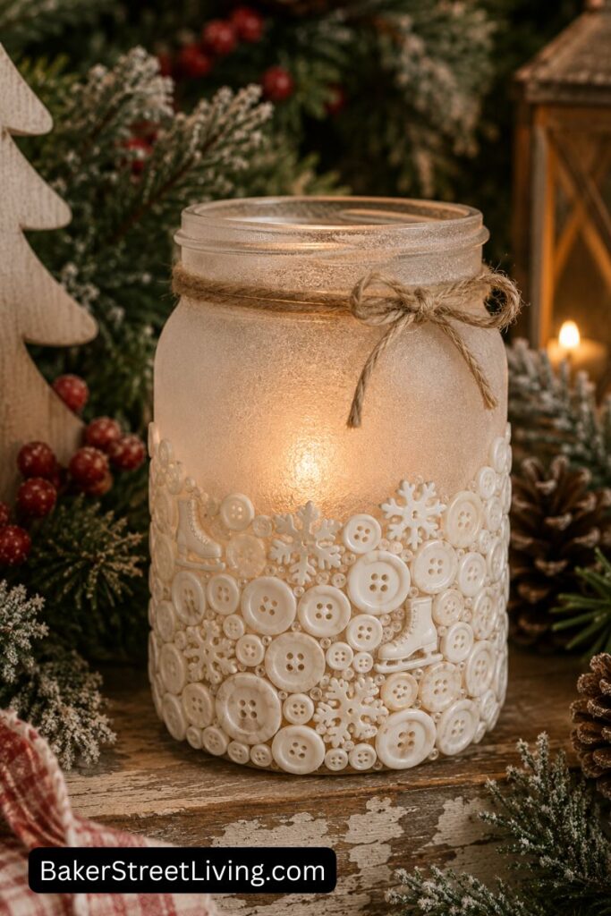 DIY Christmas Button Crafts