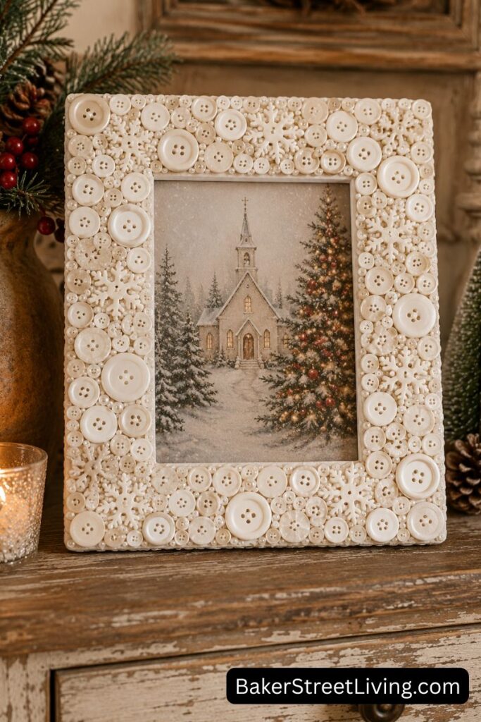 DIY Christmas Button Crafts