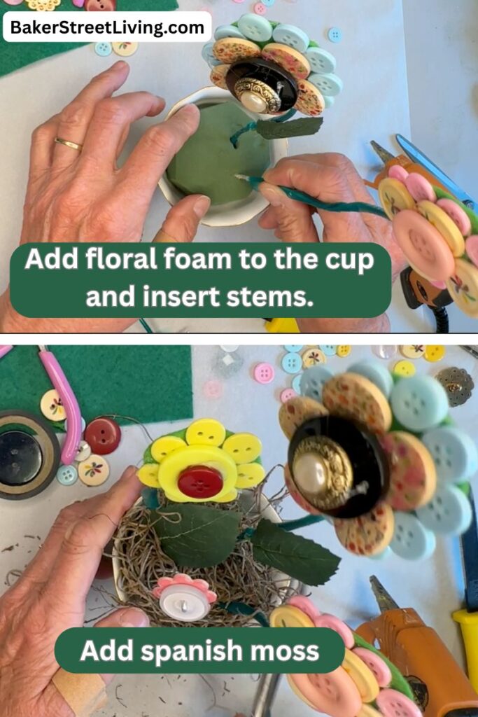 Button Flower Bouquet