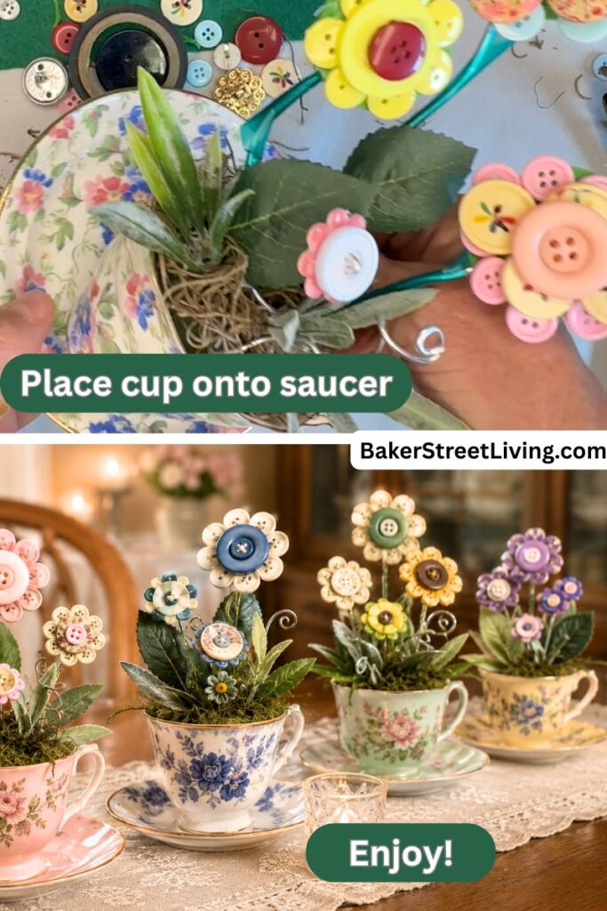 Button Flower Bouquet