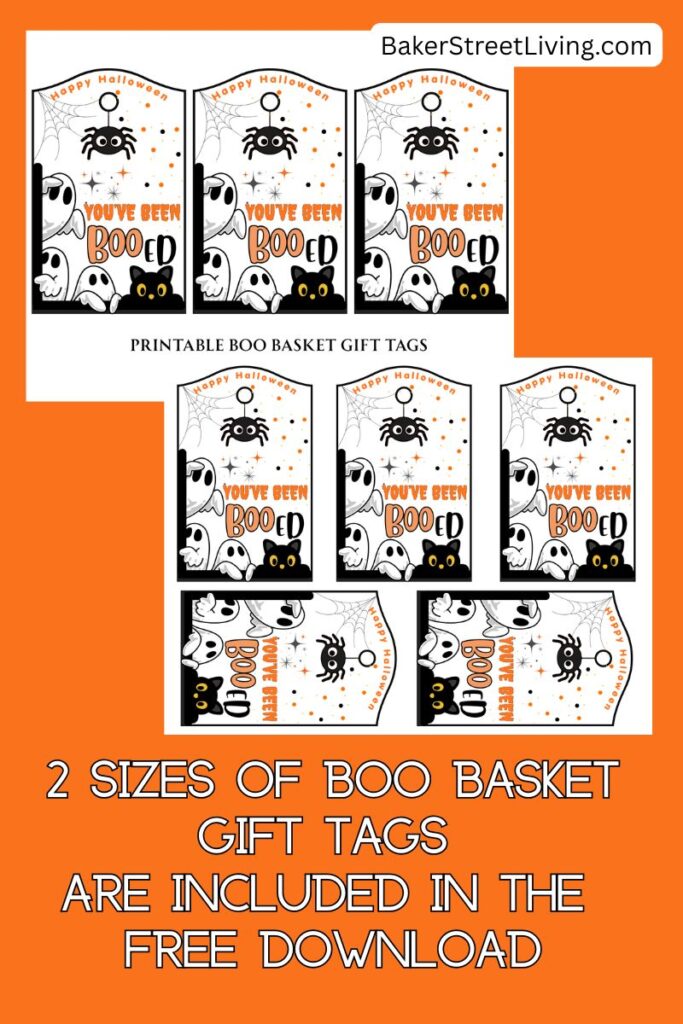  Free Printable Boo Basket Gift Tags