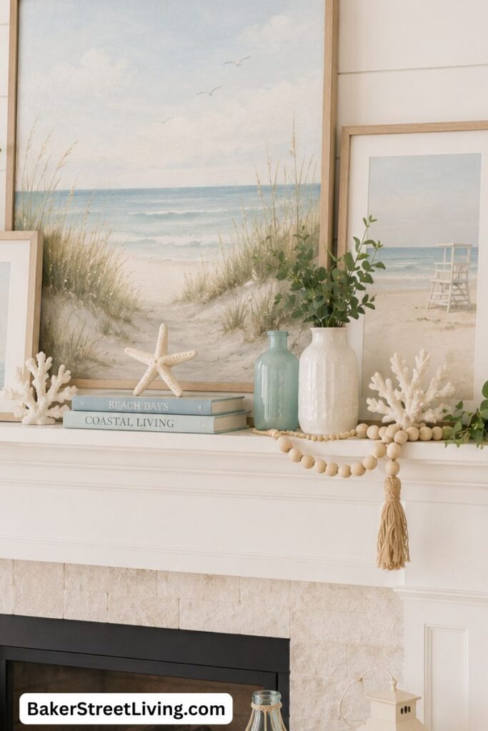 Summer Mantel Decor Ideas