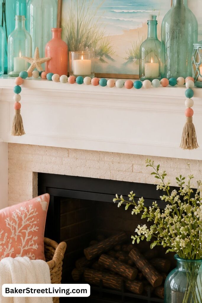 Summer Mantel Decor Ideas
