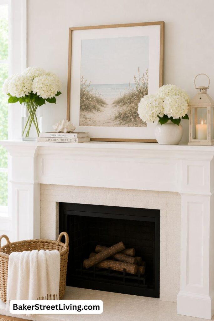 Summer Mantel Decor Ideas