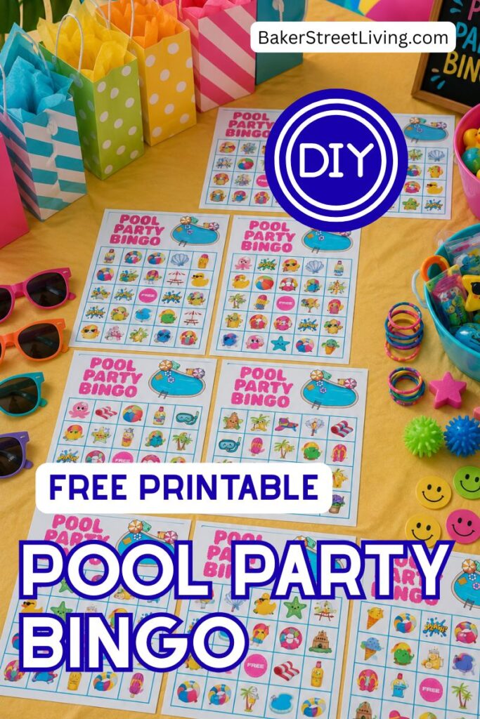 Printable Pool Party Bingo