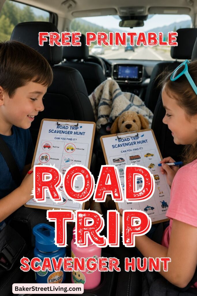 Printable Road Trip Scavenger Hunt