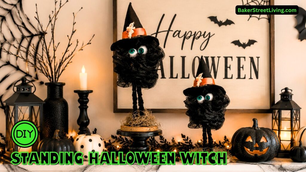 diy Standing Halloween Witch