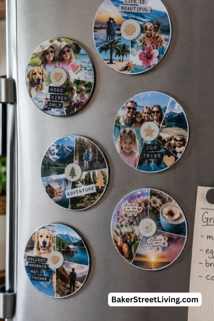 Recycled CD Crafts - Photo Collage