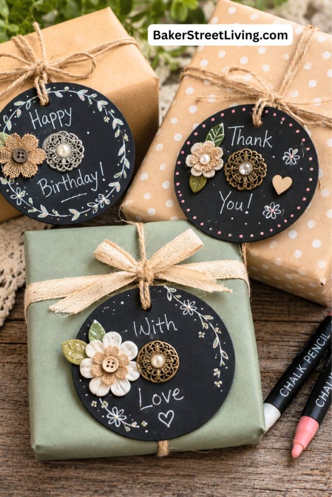 Recycled CD Crafts - Gift Tags