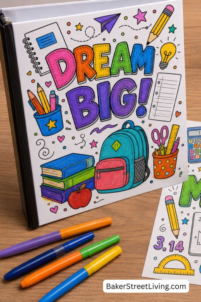 free printable binder covers