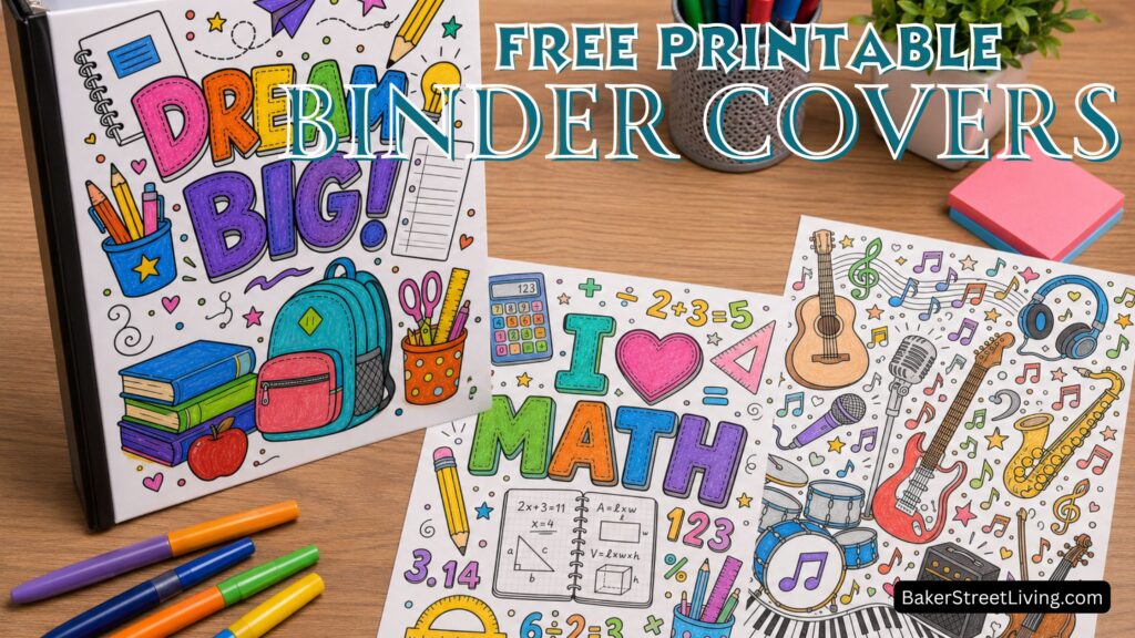 Free Printable Binder Covers