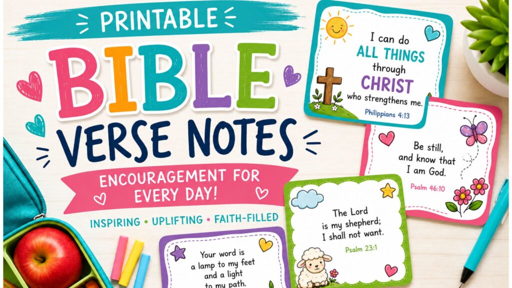 Printable Christian Lunchbox Notes