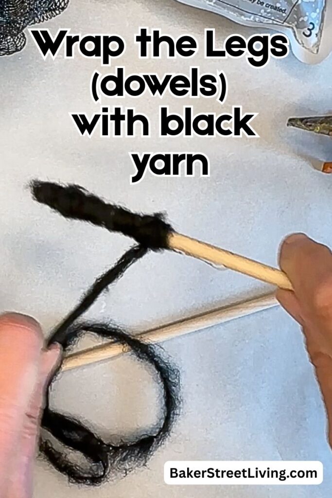how to make a standing witch halloween decoration