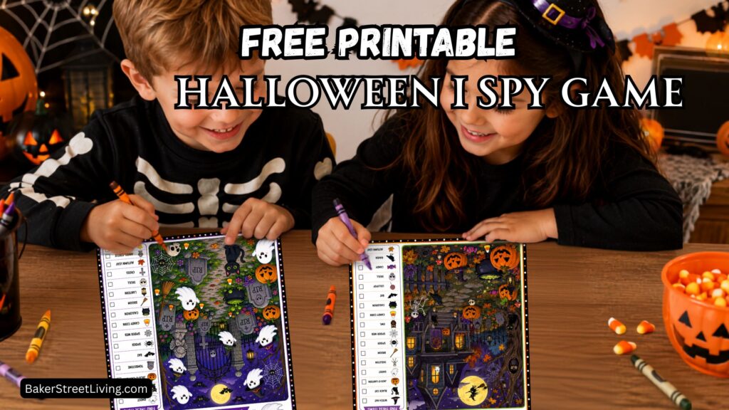 Free Printable Halloween I Spy Game