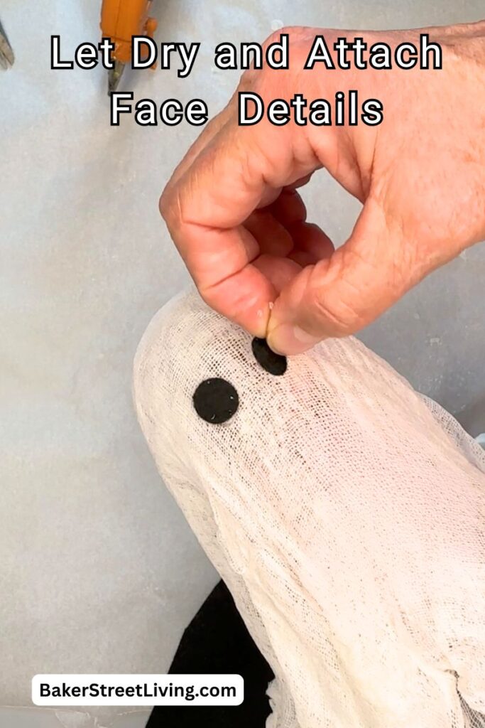 DIy Glow in the Dark Cheesecloth Ghost