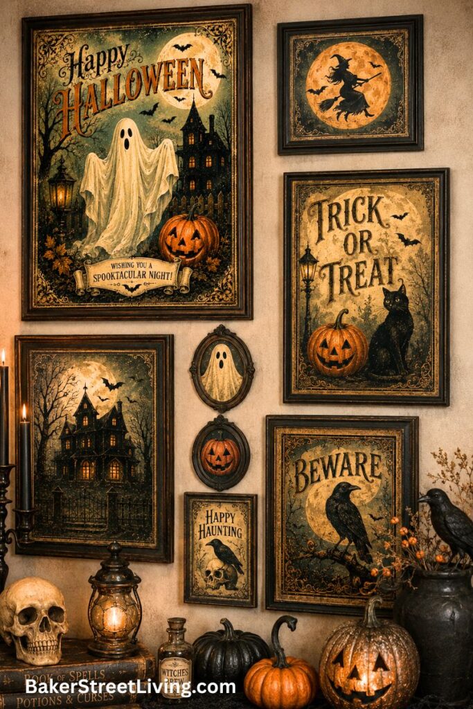 vintage halloween printables