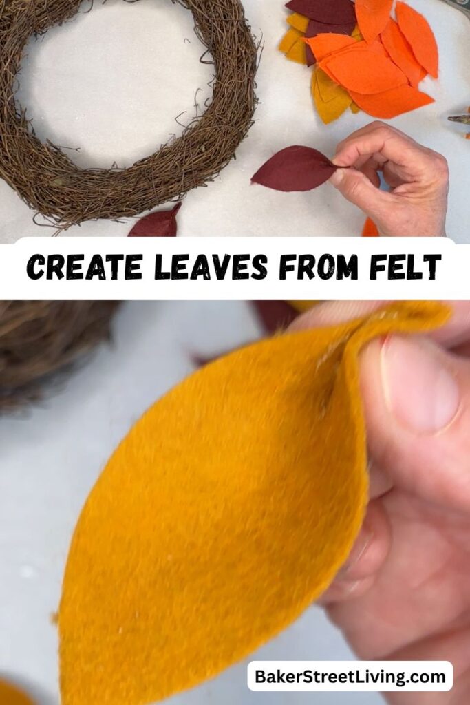 Making a DIY Fall Wreath