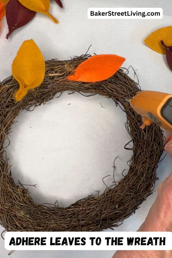 Making a DIY Fall Wreath