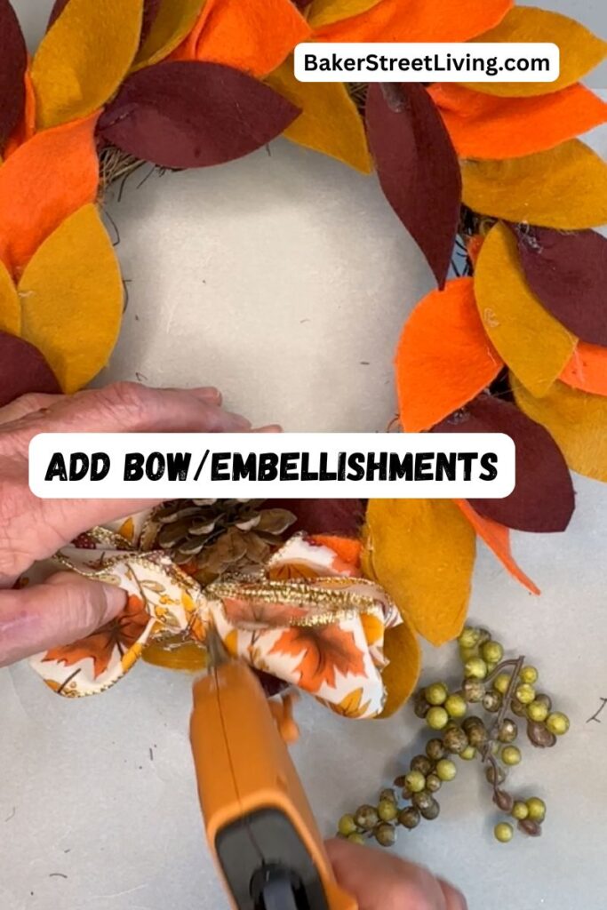 Making a DIY Fall Wreath