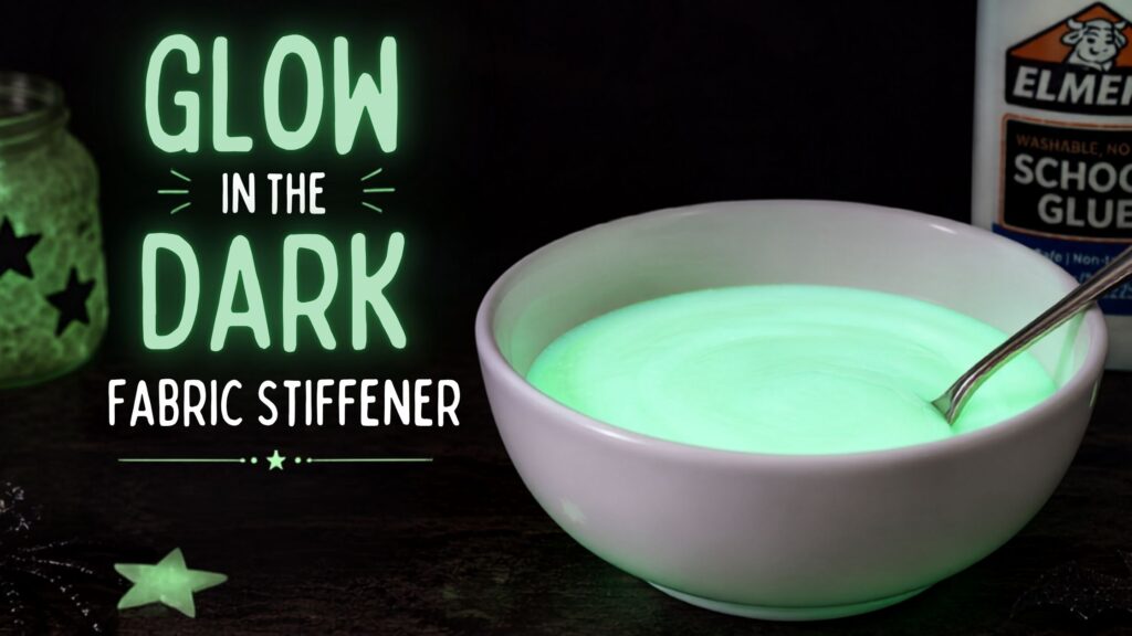 glow in the dark fabric stiffener