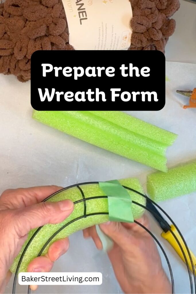 Making a DIY Reindeer Wreath with Loop Yarn