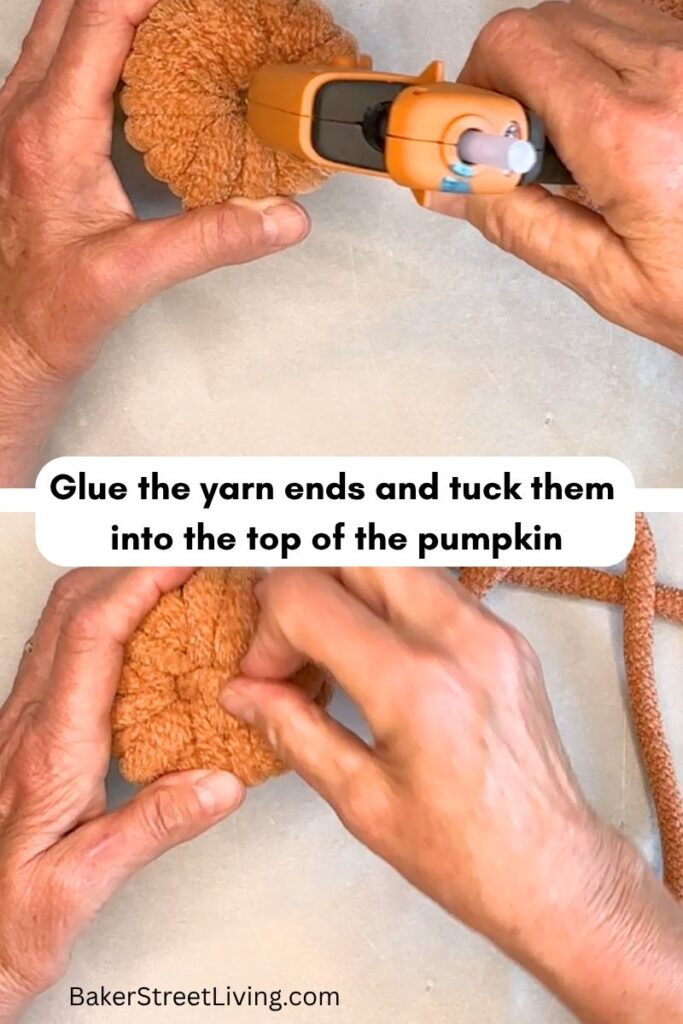How to Make Yarn Pumpkins - Step by Step