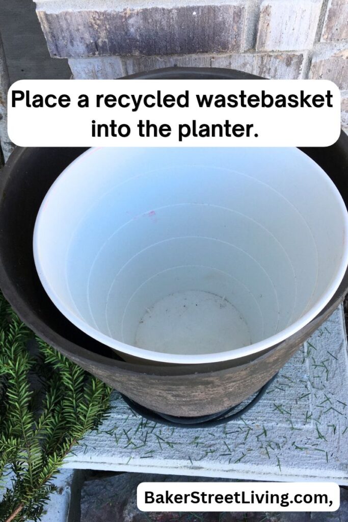 DIY Christmas Planter