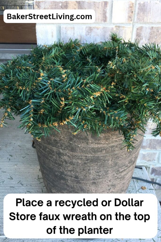 DIY Christmas Planter
